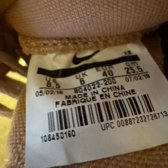 Nike Women Blazer Mid Rebel Bio Beige Summit White Black Size 8.5‎  (BQ4022-200) - Picture 7 of 8